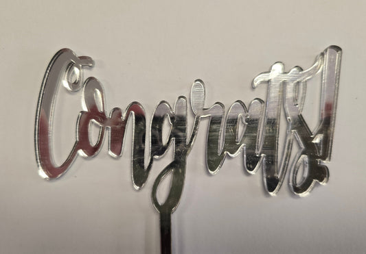 Congrats! Cake Topper