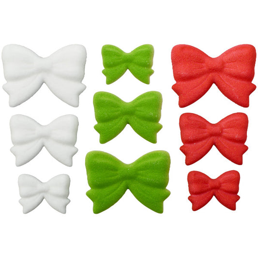 Holiday Bow Assort Sugar (4)